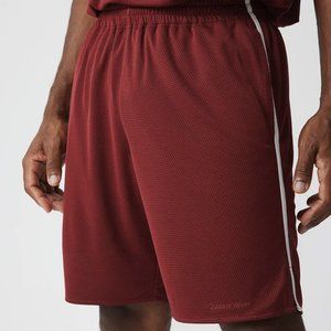 NWT Outdoor Voices RecMesh 8" Burgundy Red Athletic Basketball Shorts